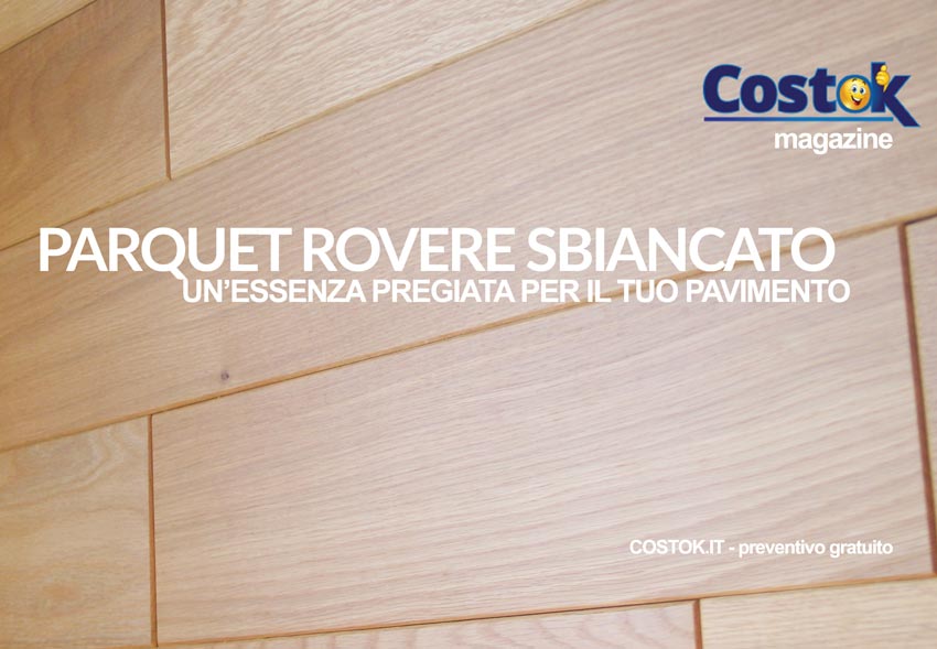 parquet rovere sbiancato